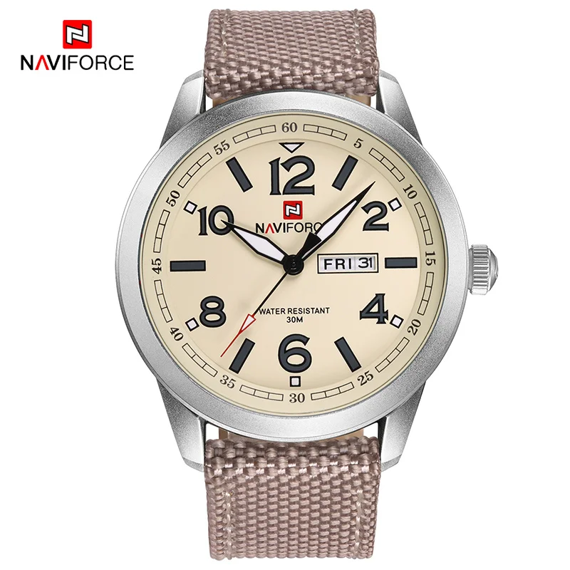 SBY NAVIFORCE спортивные мужские часы армейские военные мужские наручные часы с отображением недели модные повседневные походные мужские часы Saat Relogio Masculino - Цвет: SBY