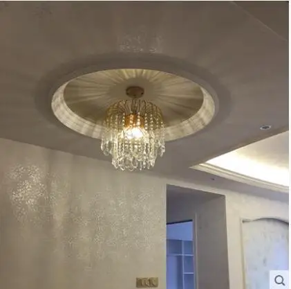 L American Hall chandelier corridor crystal European simple restaurant dining table single head lamp led | Лампы и освещение