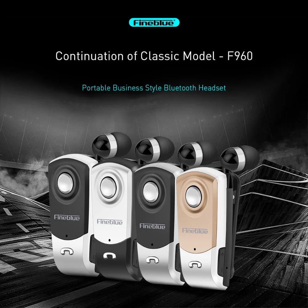 FineBlue F960 Bluetooth V4.0 наушники с портативной сумкой беспроводной драйвер микрофоном