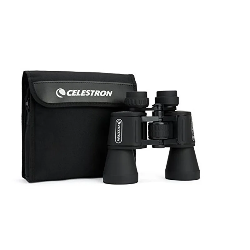 

Бинокль Celestron UpClose G2 20x50 HD Porro оптика с многослойным покрытием широкоугольный AAoV резиновый покрытый алюминиевый телескоп