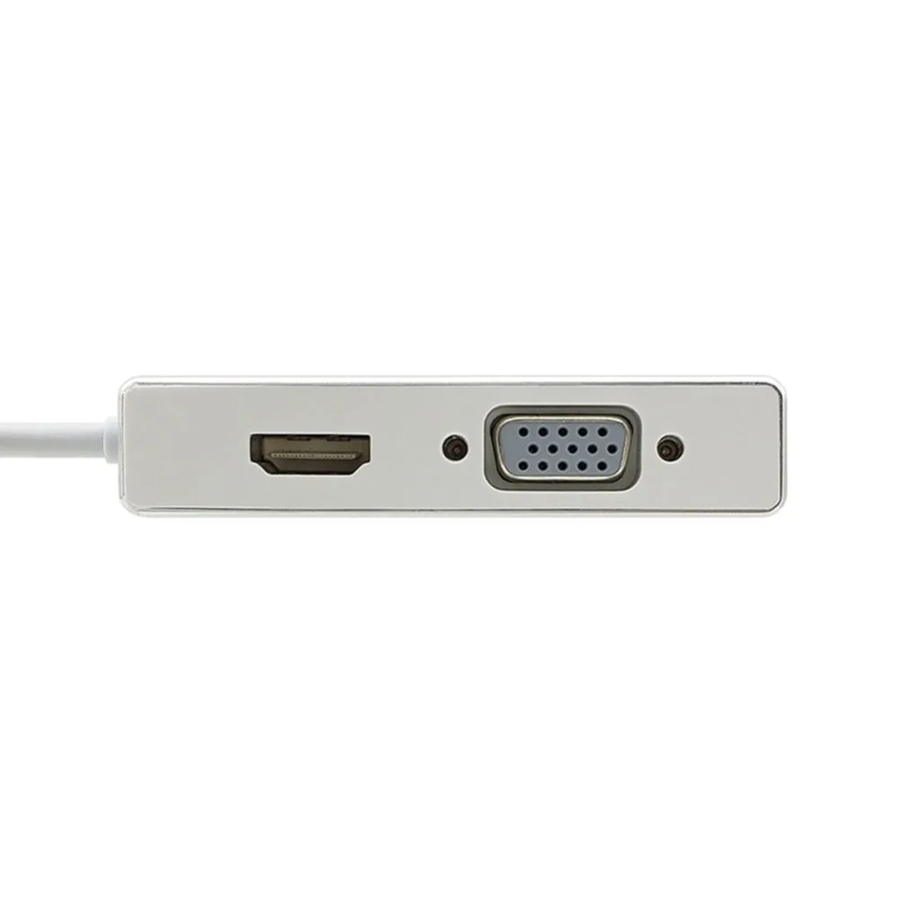 5 в 1 Тип C USB 3 HDMI VGA OTG концентратор адаптер конвертер кабель для компьютера |
