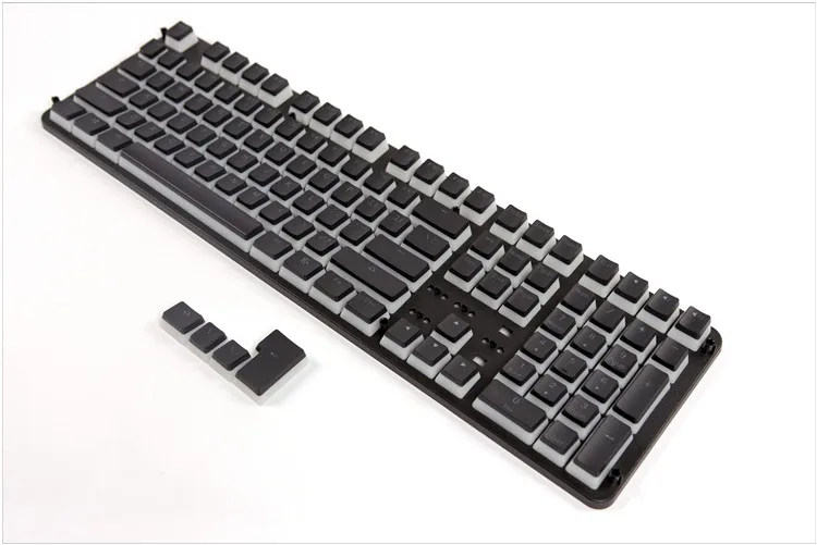 PBT пудинг колпачки Doubleshot с подсветкой Cherry MX ключ набор ANSI ISO OEM для 60%/87TKL/104/108 MX Настенные переключатели механическая клавиатура