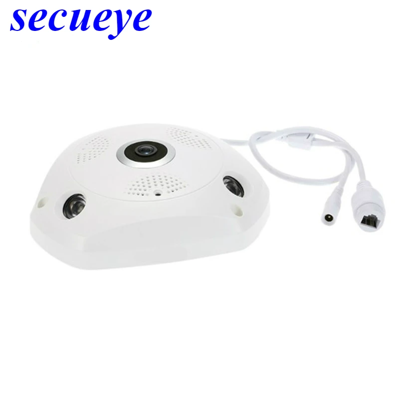 Secueye 360 градусов панорамная VR камера HD 960P беспроводная WIFI ip домашняя система