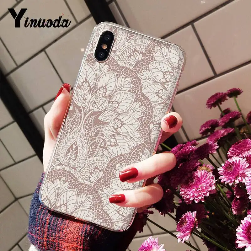 Чехол для телефона с изображением мандалы iphone 136S 6plus 7 7plus 8 8Plus X Xs MAX 5 5S XR 10 11 11pro 11promax