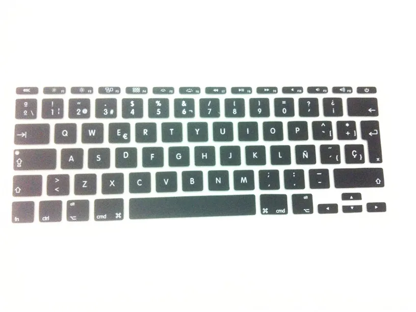 Для apple MacBook Air 11 6 дюймов &quotEU layout Испанский Великобритания/ЕС Силиконовый мягкий