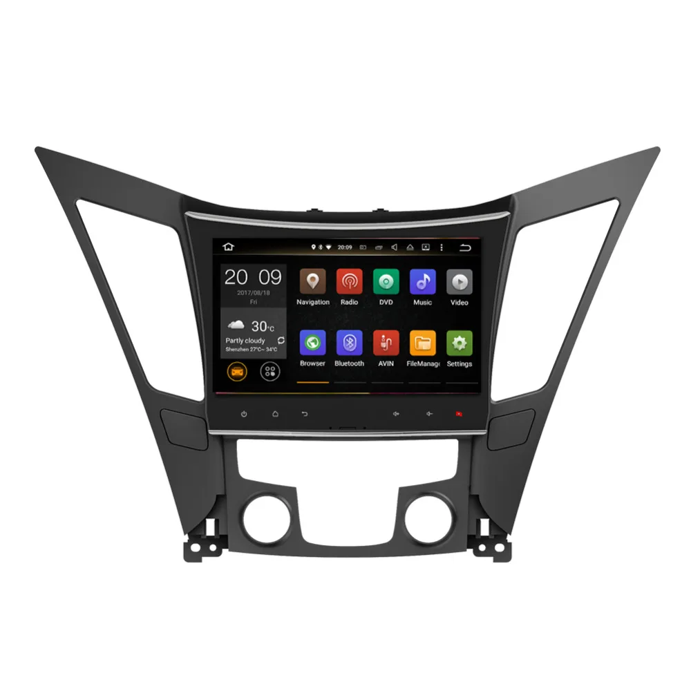 Автомагнитола 10 1 дюйма 4 Гб ОЗУ Android IPS экран стерео для Hyundai Sonata 2012 2013 2014