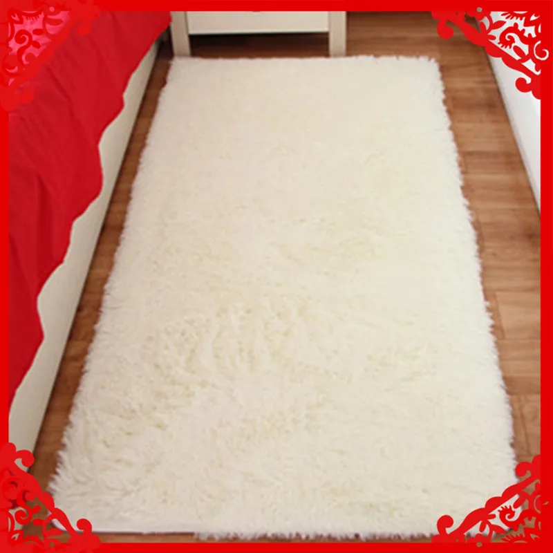 Бесплатная доставка прямоугольный ковер Палас коврик для ванной лохматый