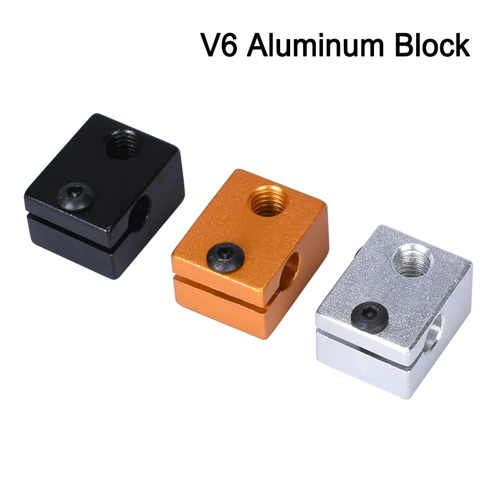 Запчасти для 3D принтера V6 блок с подогревом Makerbot MK8 MK10 E3D V5 Volcano экструдера головки