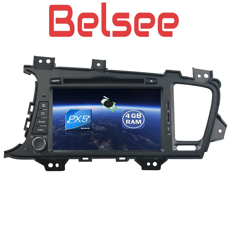 Магнитола Belsee Kia K5 Optima 2011 2012 2013 Din Android 8 стерео радио GPS DVD головное устройство