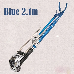 Blue2.1m Крепкий держатель удочки из углеродного волокна, Регулируемая Телескопическая Подставка для удочки 1,7 м 1,9 м 2,1 М 2,4 м - Цвет: Blue2.1m