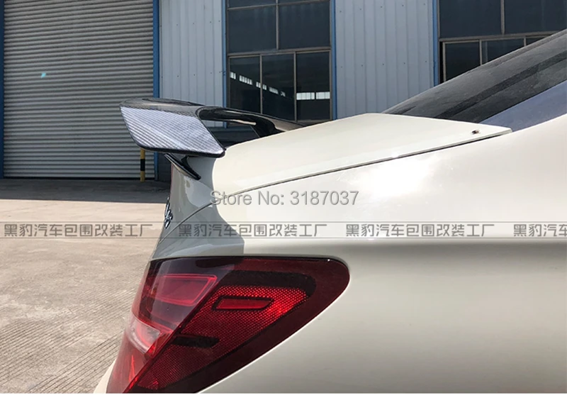 Для Mercedes-Benz CLA CLASS W117 cl45 задний спойлер багажника из углеродного волокна 2013