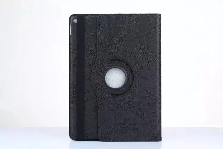 Чехол для iPad 9,7 дюймов / релиз 6th ZAIWJ Air 1/2 виноградный узор из искусственной кожи 360 Вращающийся Смарт Пробуждение сна чехол для планшета