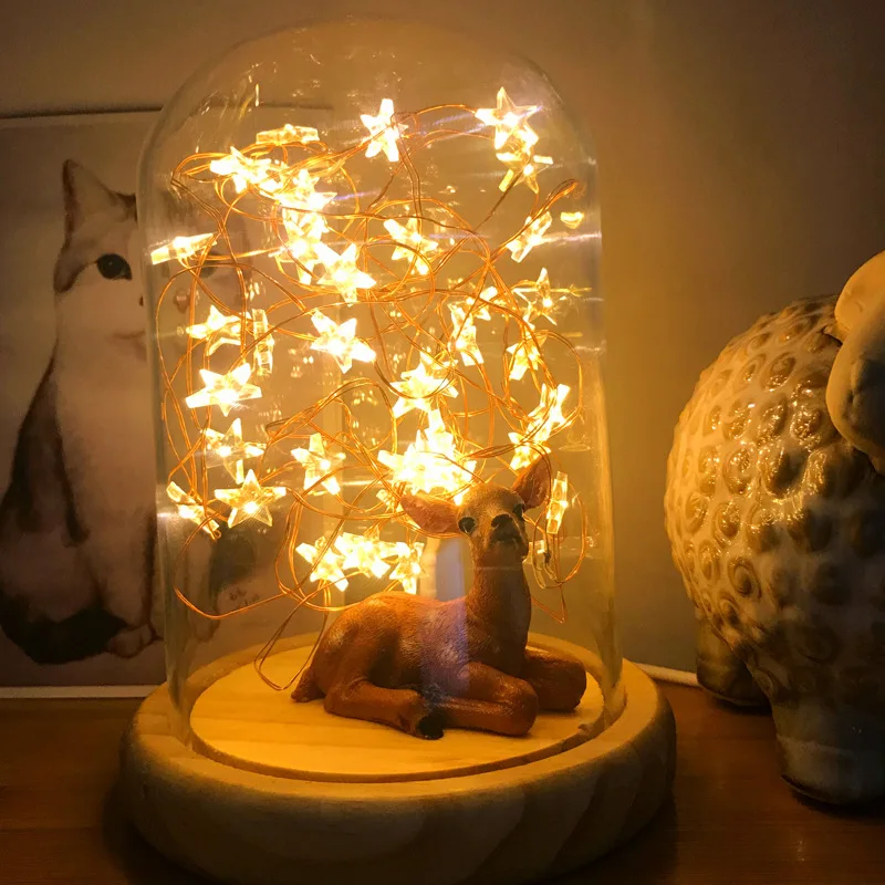 Новинка 2019 пятиконечная звезда второго поколения светящееся дерево Серебряный