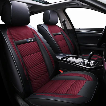 Red Standard Комплект универсальных чехлов для автомобильных сидений для chevrolet Sonic пригородный Тахо трекер trailblazer траверс trax вольт - Название цвета: Red Standard