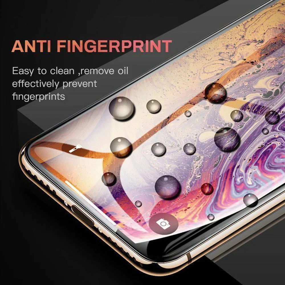 30D защитное стекло на iPhone X XS Max XR закаленное с закругленными краями полное