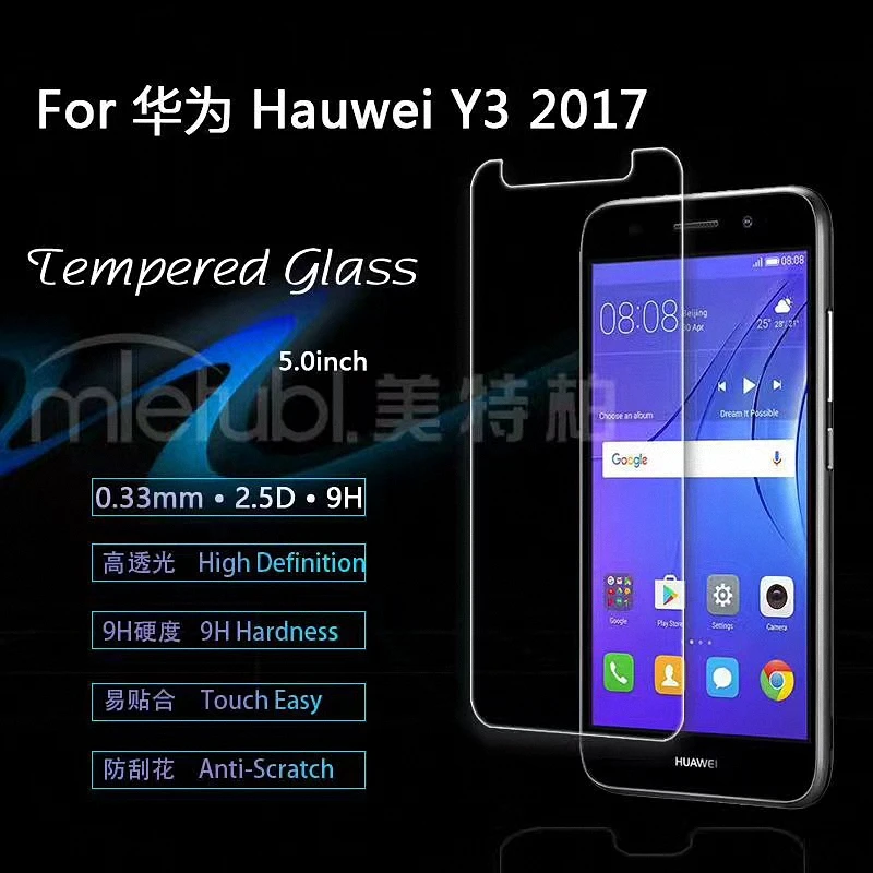 

for huawei Y3 2017 Tempered Glass Screen Protector Film for huawei Y3 2017 CRO-U00 CRO-L02 CRO-L03 CRO-L22 CRO-L23