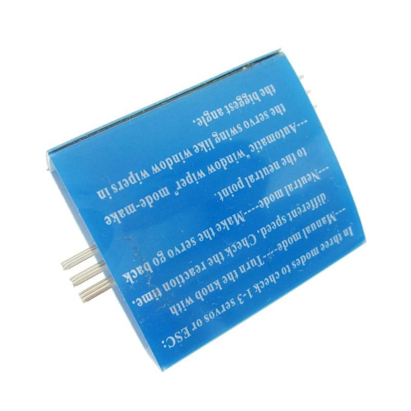 Тестер серводвигателя Шестерня тест CCPM консистенция Мастер Checker 3CH 4 8-6 V с