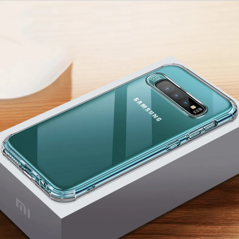 Чехол для Samsung Note 8 9 чехлы A40 A50 A70 Роскошный прозрачный мягкий чехол из ТПУ Galaxy A10 A20