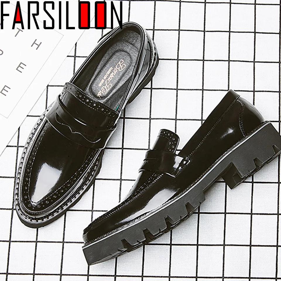 2018 Мужская обувь в английском стиле маленькие туфли с острыми волосами для