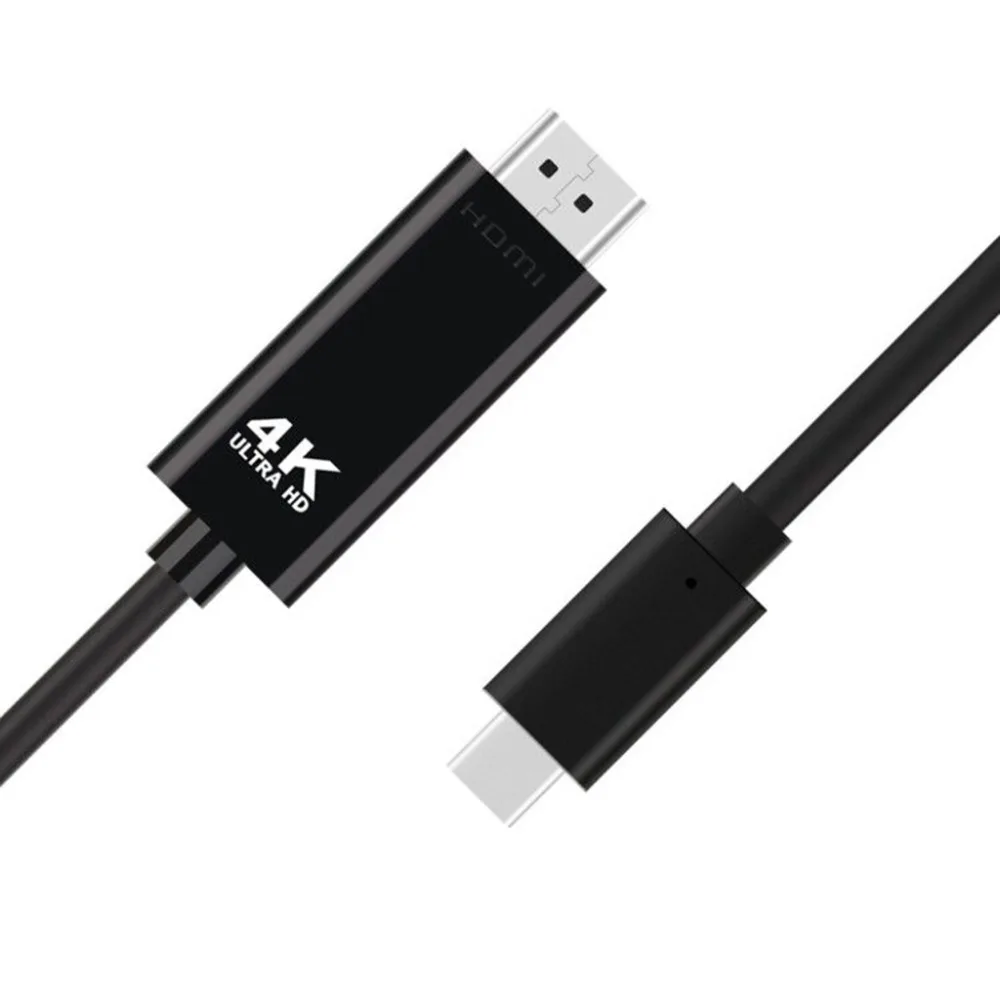 1 8 м Type C на HDMI 4K кабель HDTV TV цифровой av адаптер Lightning для Samsung Galaxy S9 + S8 iPhone IOS|Кабели