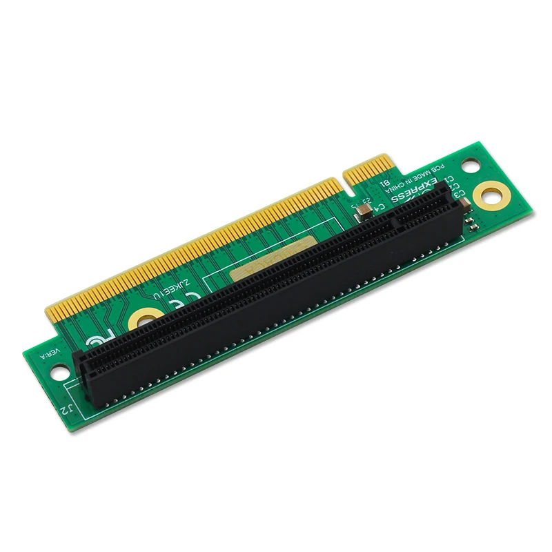 UNICACA AC1216 передачи карты PCIE 16X рулевого управления 90 градусов по вертикали и