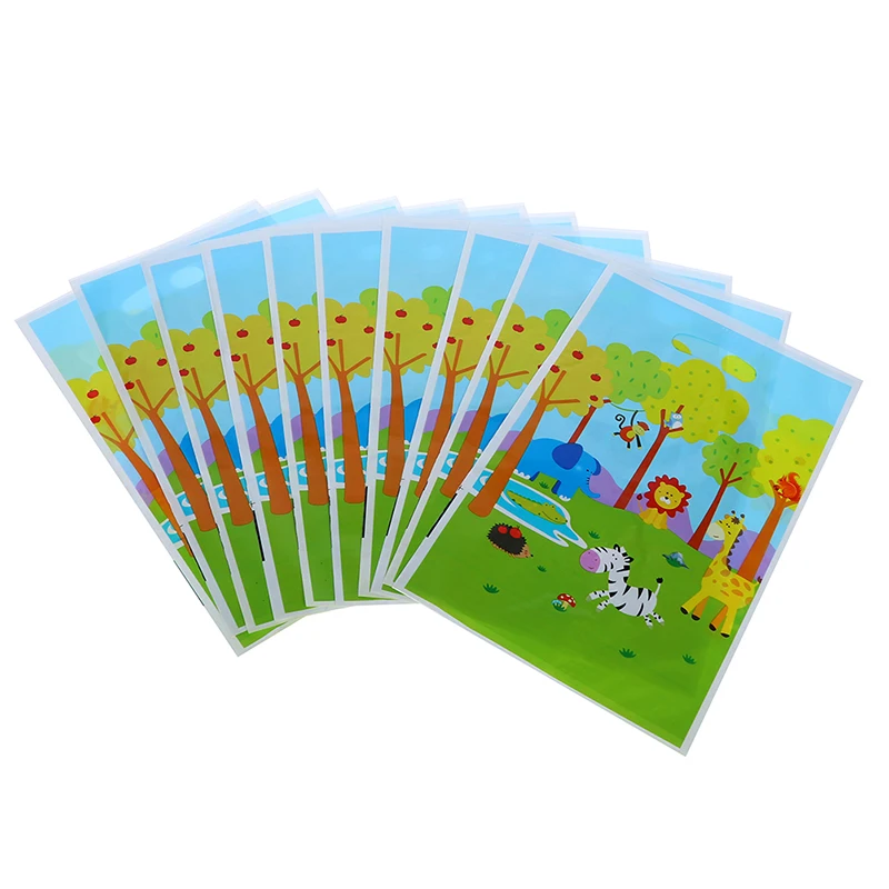 10 шт./лот подарочные сумки с тематикой сафари для детей вечерние украшения дня