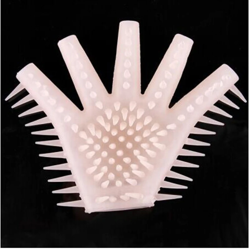 Сексуальные перчатки с шипами для мужской мастурбации эротический Вибратор на