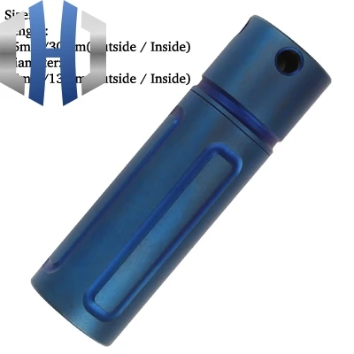 S Blue S/L Сверхлегкая титановая бутылка с уплотнением, водонепроницаемая канистра, бутылки для лекарств, для улицы, для экстренной помощи, EDC, хорошее качество, инструмент для выживания - Цвет: S Blue