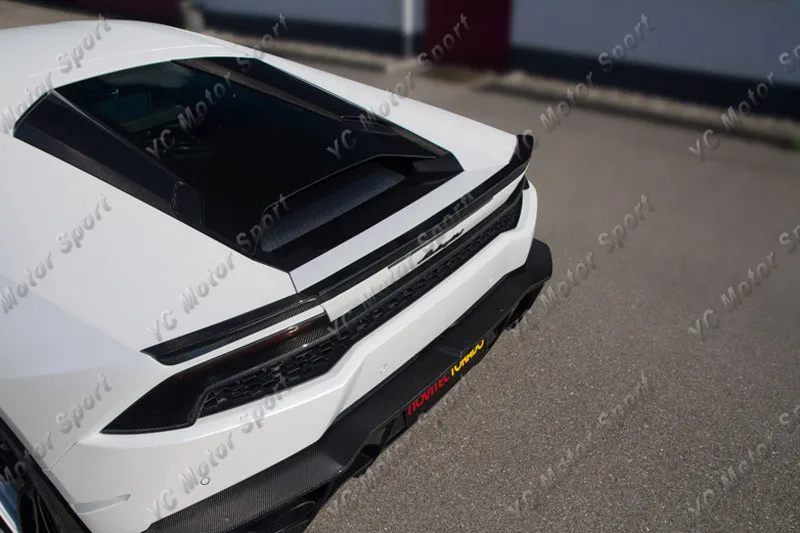 Сухой задний спойлер из углеродного волокна подходит для- Huracan LP610-4 и LP580-2 Coupe Spyder NVT TORADO спойлер-дактейл крыло