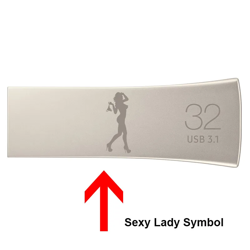 BE3-Sexy-Layd SAMSUNG металлический Usb флеш-накопитель 32 Гб 3,1 Звездные войны usb Единорог Ankh крест символ Пи DIY флэш-накопитель с логотипом флэш-диск DJ Cle usb 3,0 - Цвет: BE3-Sexy-Layd