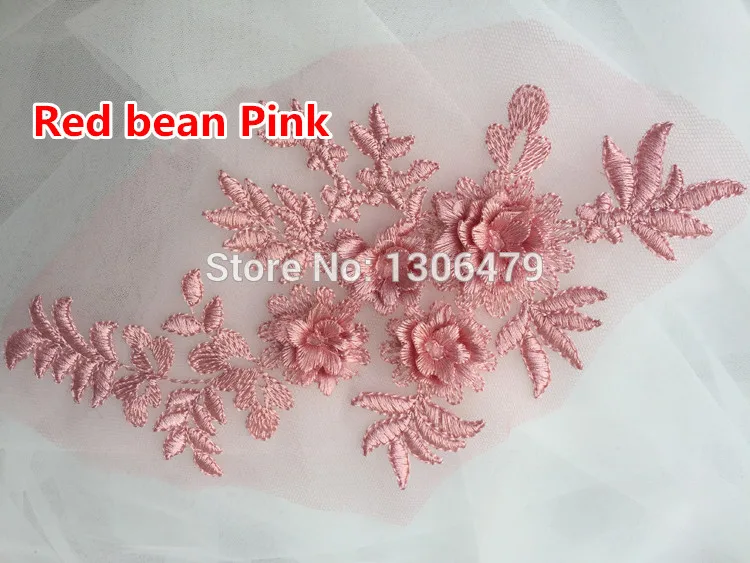 3 пары/6 штук бусины ручной работы 3D аппликация свадебного платья Сделай Сам