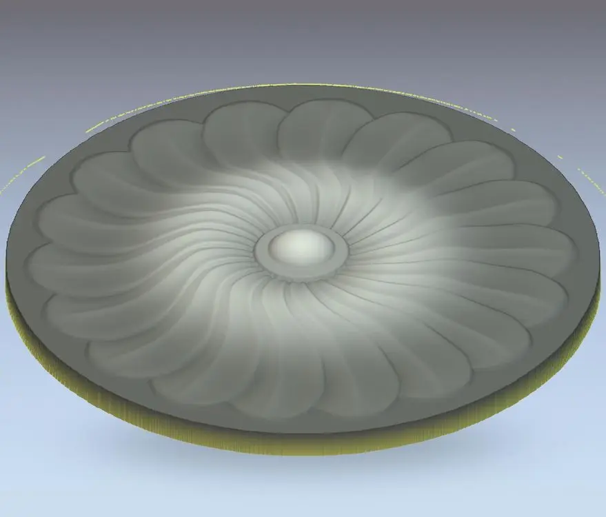 3d модель рельеф для ЧПУ в формате STL rosette_15|3d model relief|3d relief modelfor cnc |