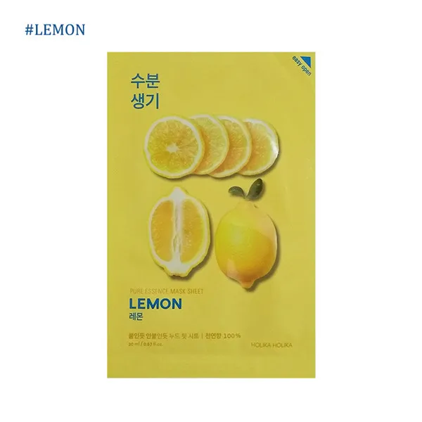 LEMON Маска для лица, маска для лица, отбеливающая, увлажняющая, против морщин, Корейская маска для ухода за кожей - Цвет: LEMON