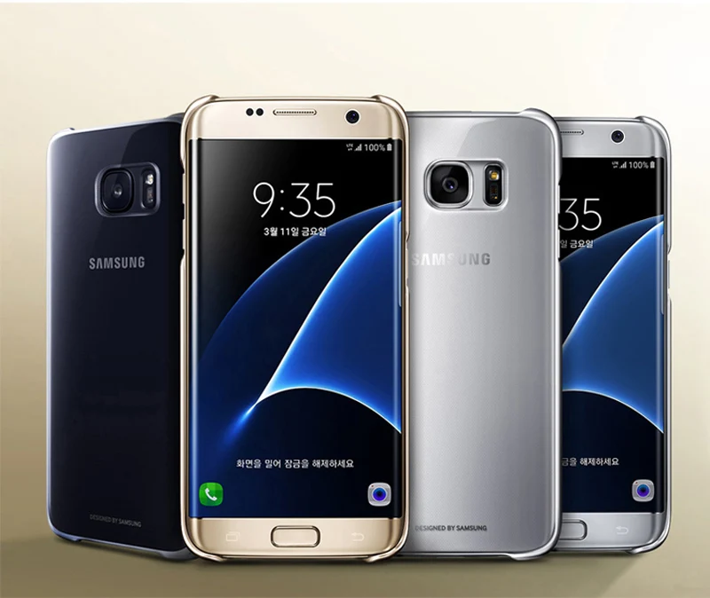 SAMSUNG прозрачный защитный чехол для телефона GALAXY S7 edge G9350 G9300 G930A G935F ультра тонкий защитный чехол