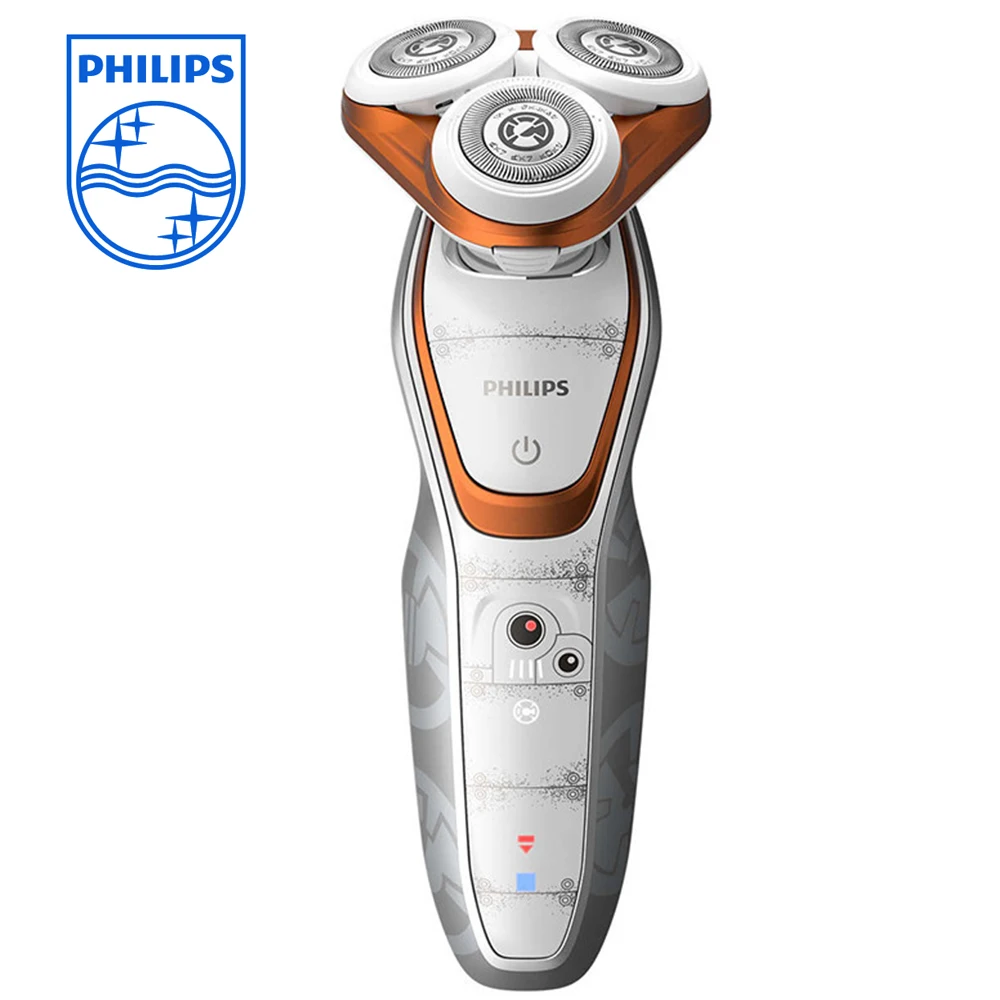 Philips Star Wars Edition бритва SW5700 Влажная и сухая перезаряжаемая электрическая бритва с умным кликом точный триммер для мужчин уход