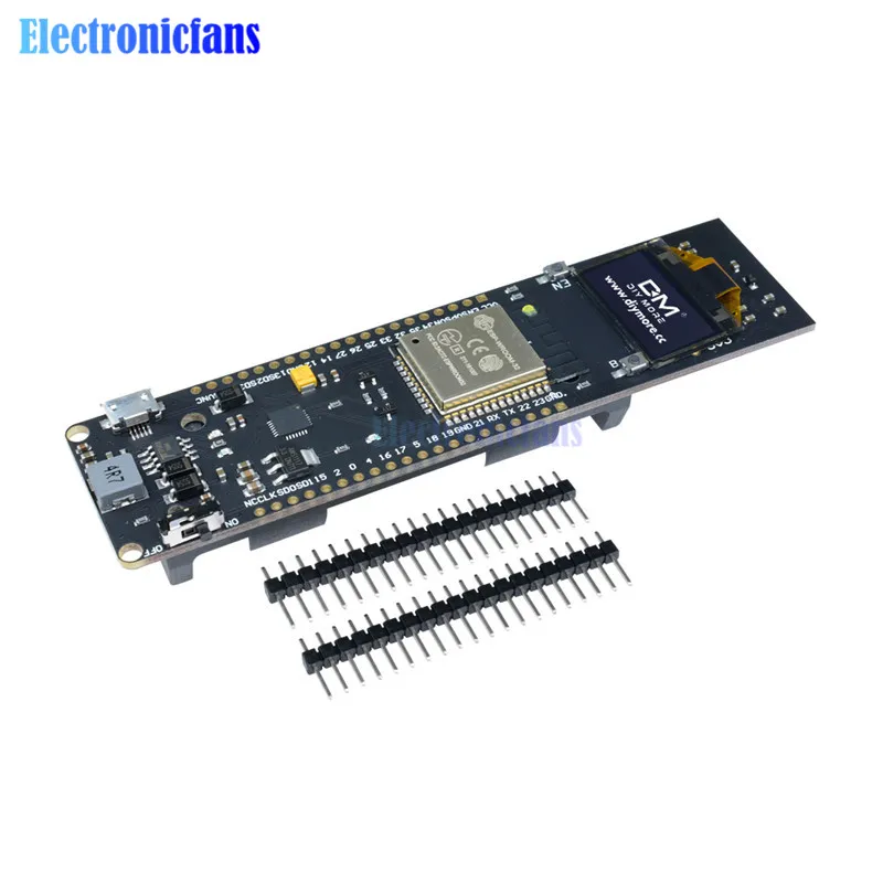 ESP32 0 96 'ɰ дюймовый OLED-дисплей модуль версии 1 Wi-Fi Bluetooth 18650 литиевая фотоплата