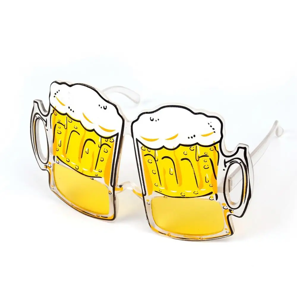 Beer Glasses Гавайи участник Luau Фламинго вечерние декоративный, с рисунком Фламинго ананаса летняя для вечеринки, дня рождения в гавайском стиле Вечерние Свадебный декор тропический Декор - Цвет: Beer Glasses