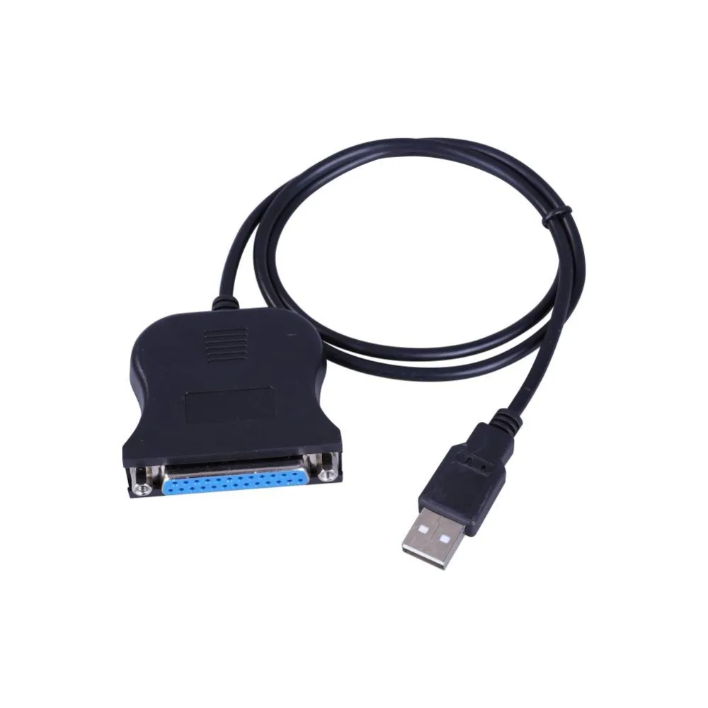 USB1.1 в DB25 женский порт печати конвертер Кабель LPT USB адаптер кабель черный для Windows