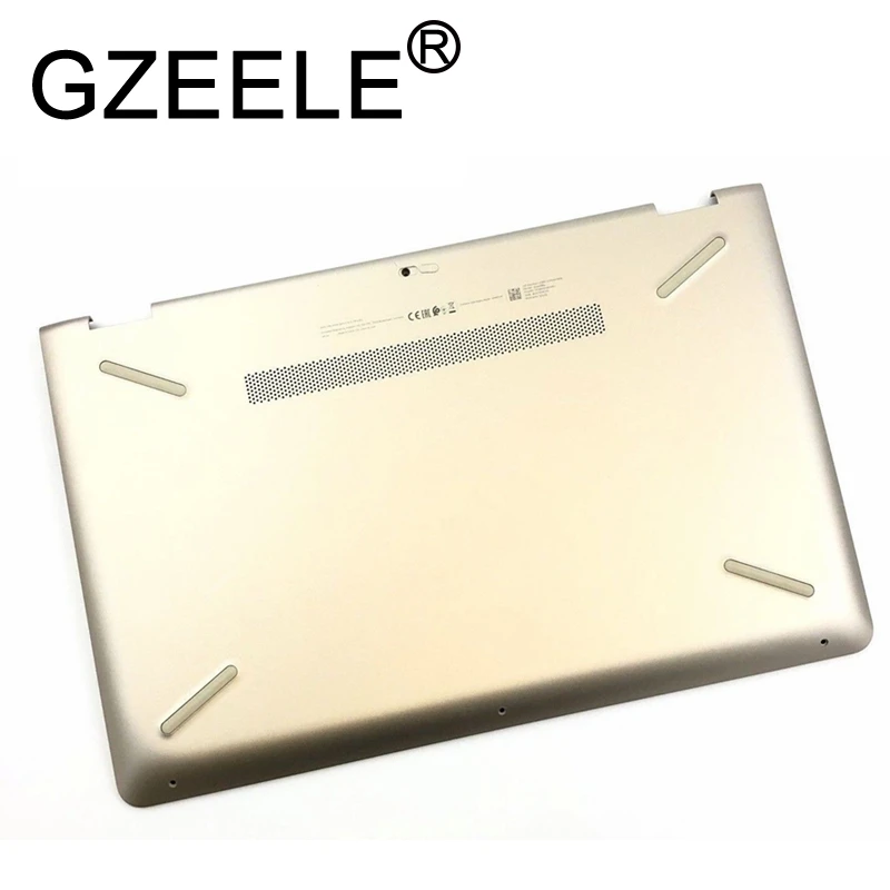 GZEELE Новинка для ноутбука hp PAVILION x360 15-BR 15,6 Нижняя база 924506-001 Золотое основание корпуса ноутбука пластиковый чехол