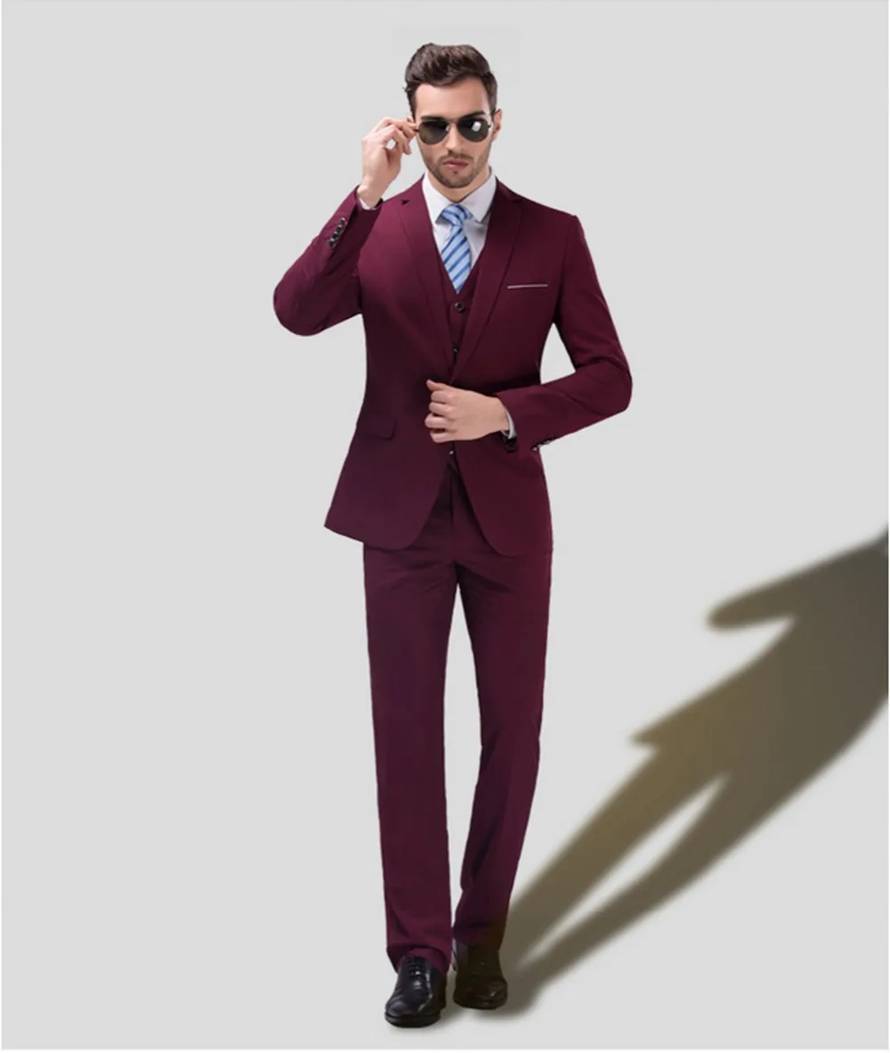 Новинка смокинги для жениха винного красного розового белого цветов новейший