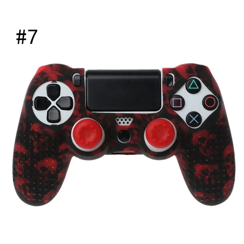 Нескользящий Силиконовый защитный чехол для контроллера PlayStation 4 PS4 DS4 Pro Slim 7