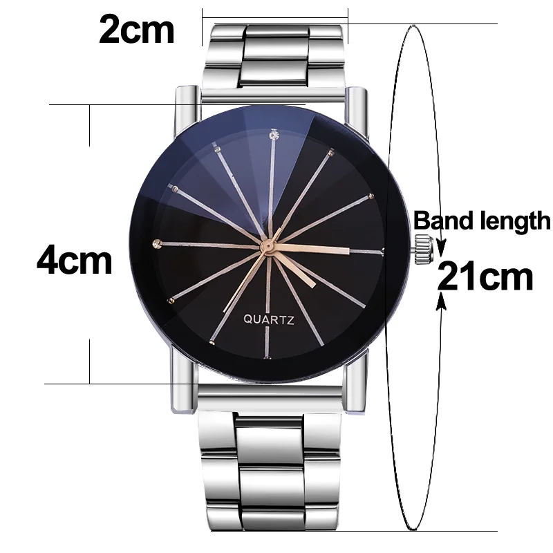 Мужские наручные часы простые кварцевые из нержавеющей стали уникальный дизайн