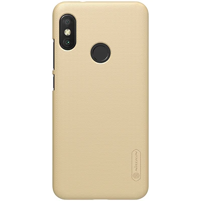 Чехол для Xiaomi mi A2 Lite NILLKIN Super Frosted Shield Матовый Жесткий чехол-накладка для Xiaomi mi A2 Lite(mi a2 lite - Цвет: Золотой