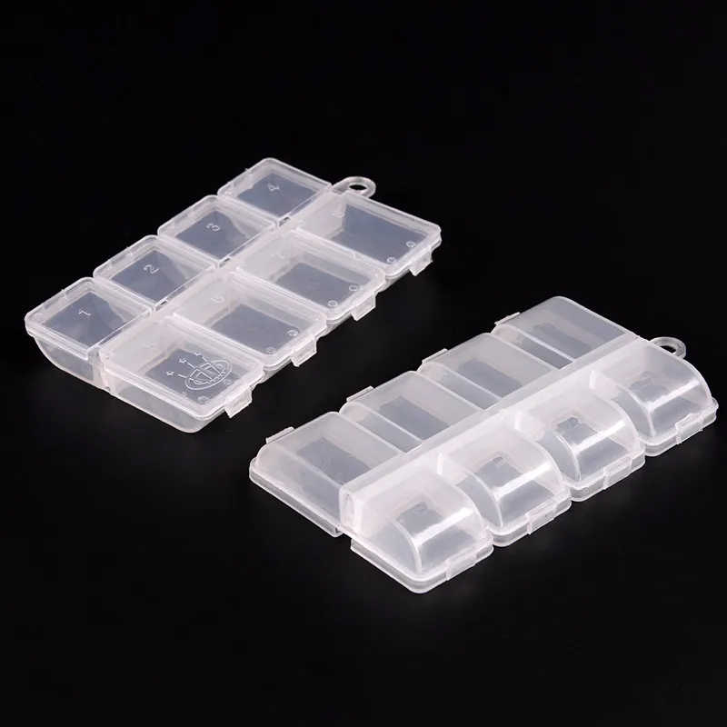 1 шт. коробка для рыболовных инструментов прозрачная пластиковая емкость