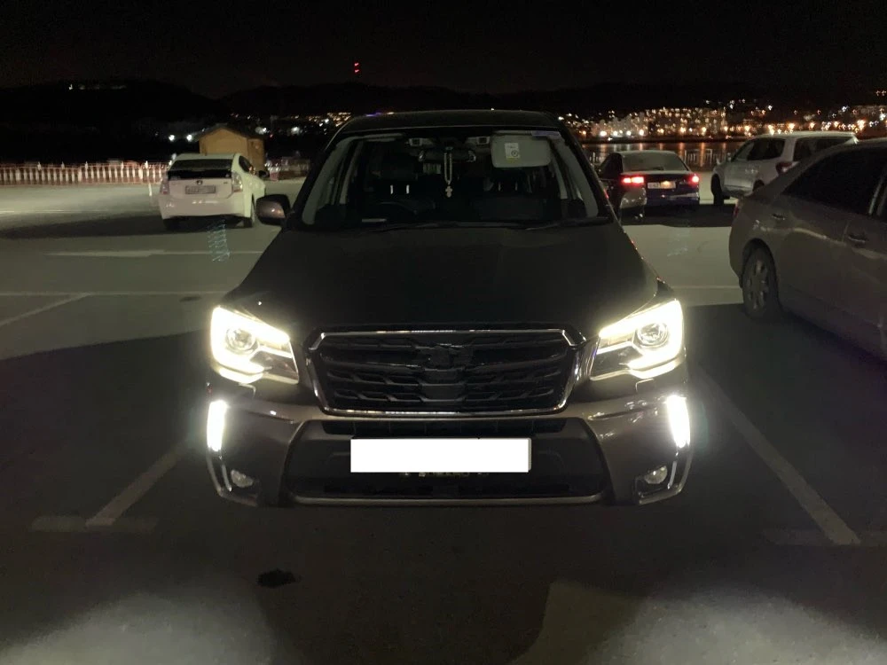 CSGJMY 1 комплект для Subaru Forester 2013 2014 2015 2016 2017 2018 дневные ходовые огни с указателем