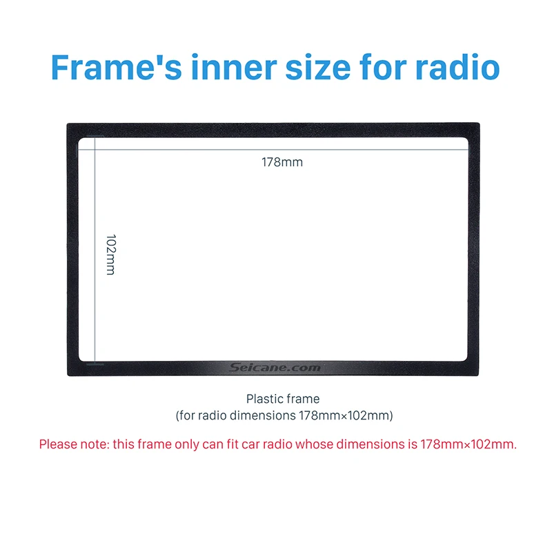 Автомагнитола Seicane 2 Din автомобильная облицовка DVD GPS стереоплеер декоративная