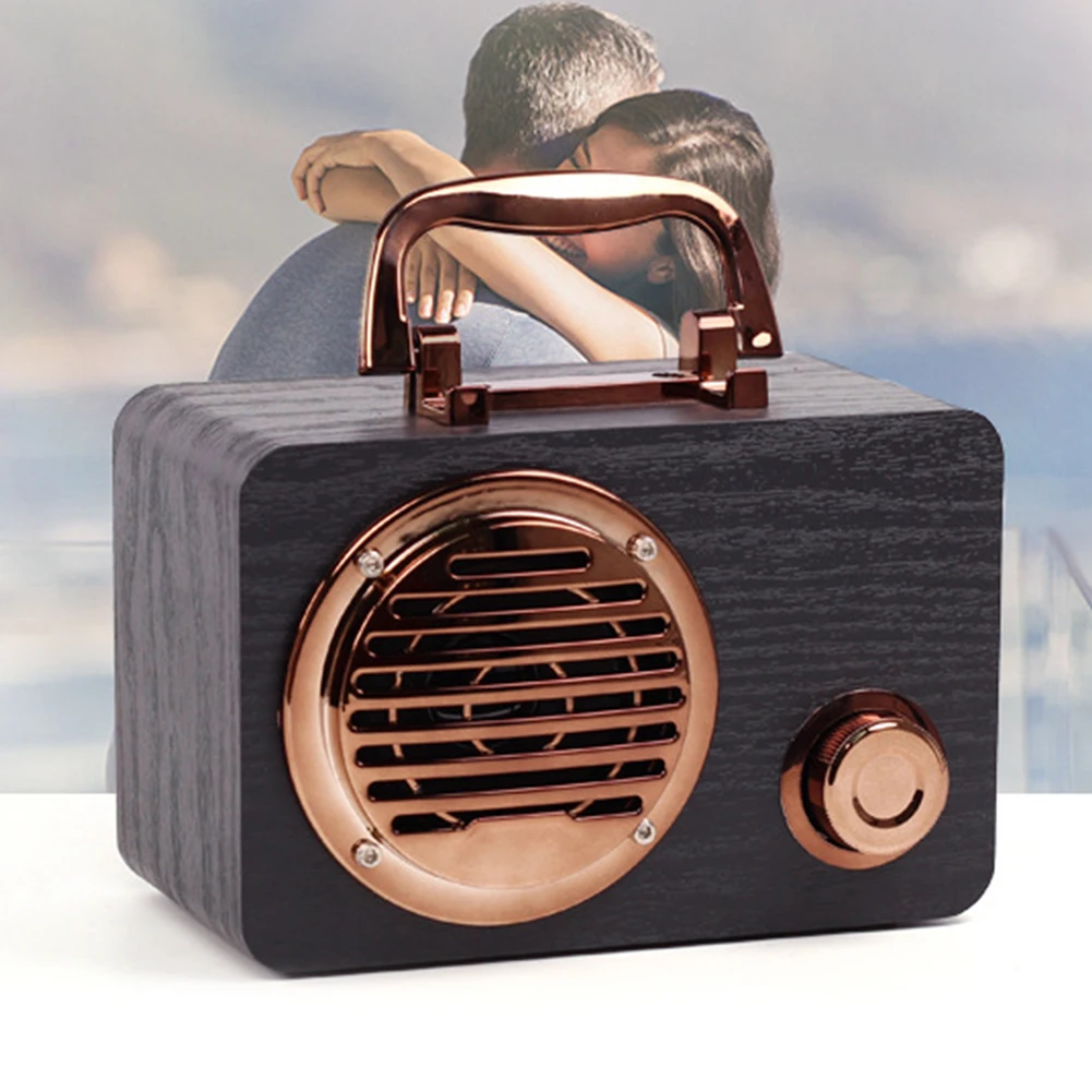 Дорожный динамик прозрачный Ретро коротковолновый Открытый Bluetooth Радио