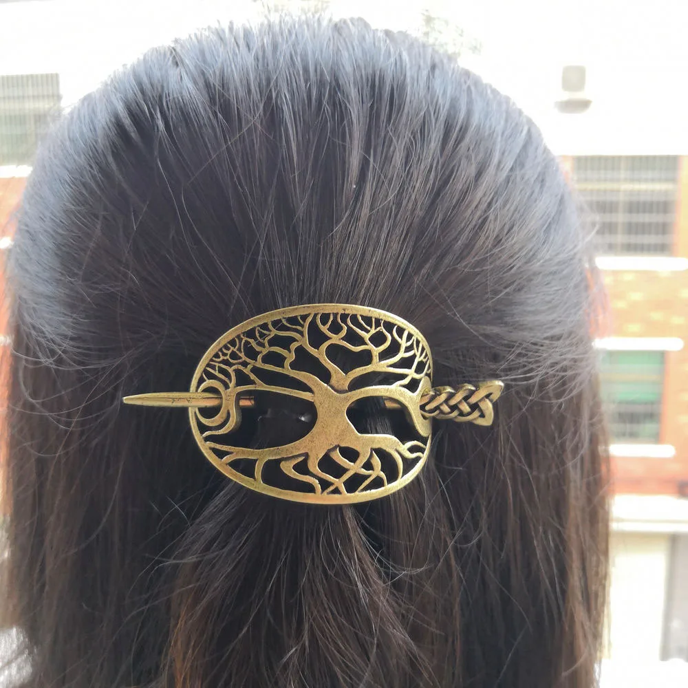 4,9*7 см wicca Viking tree of life заколки для волос, аксессуары для волос, подарок для нее