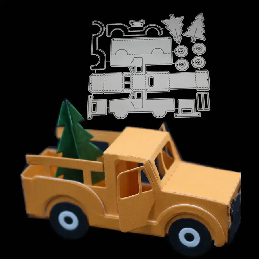 3D штампы для резки металла рождественские Скрапбукинг Ремесло высечки 2018