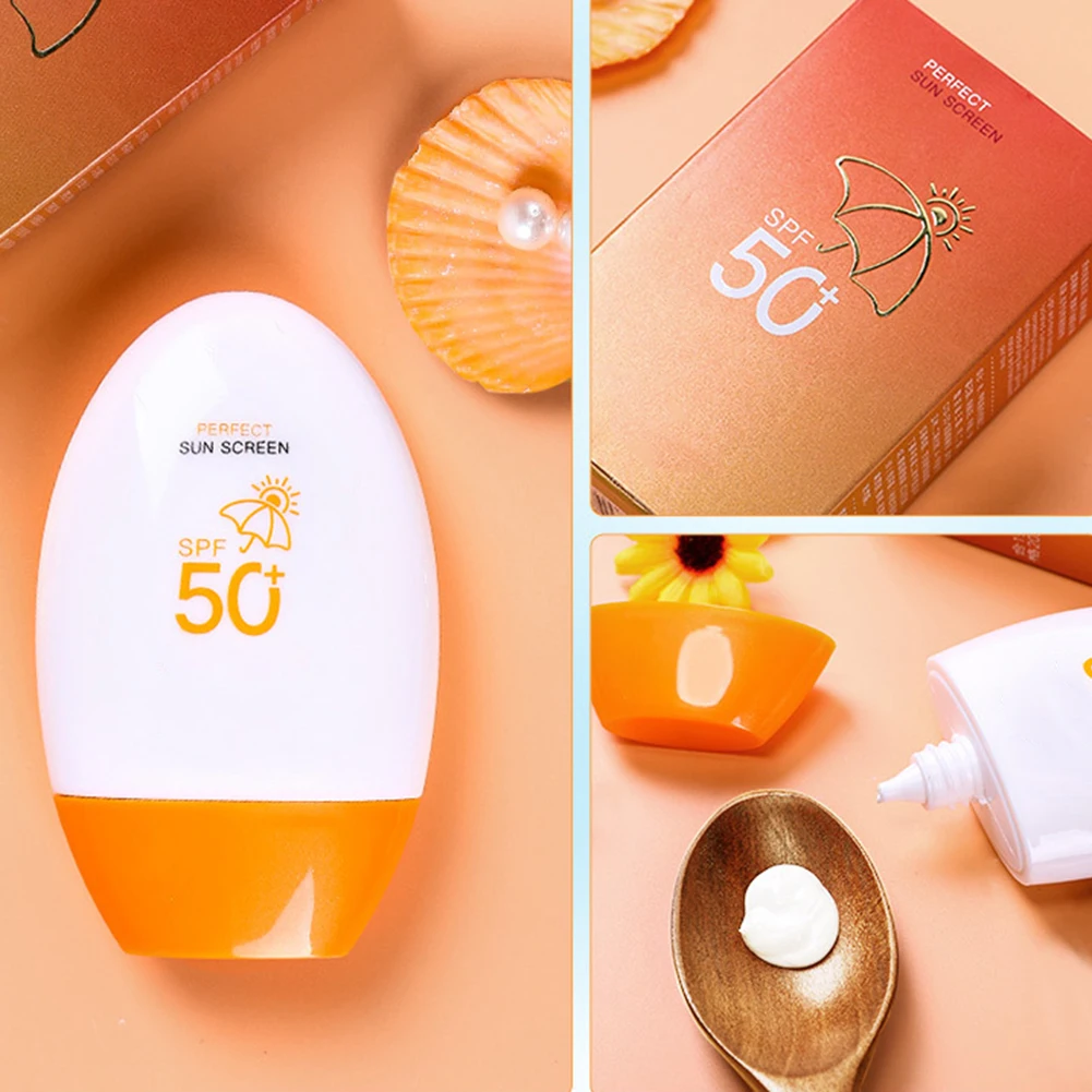 55 мл мягкий солнцезащитный лосьон SPF50 + крем для лица изоляция УФ тела увлажняющий